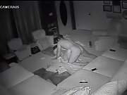 Neighbors smashing on home security camera
