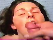 Amateur slur wife enjoys to inhale pecker and catch jizz